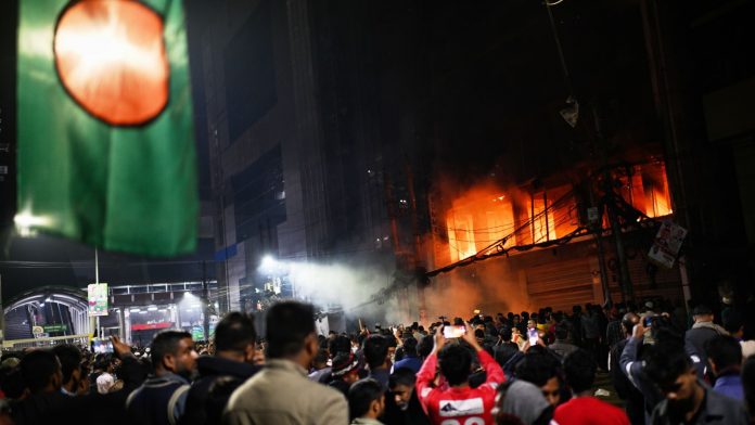 Bangladesh newspaper halts print edition for first time in 35 years after Dhaka office set on fire: ‘A dark day’